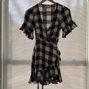 Urban outfitters wrap mini dress